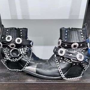 Jeffrey Campbell Hawthorne Rocker Chain Boots